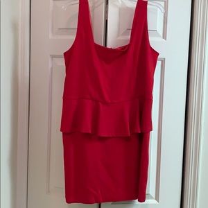 RED 🔥 peplum dress